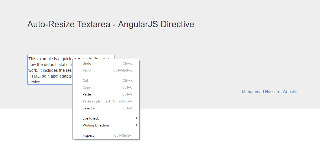 Textarea Auto Resize Directive For Angular | Angular Script