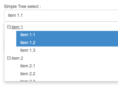 Angular 2 Select component With Tree Items | Angular Script