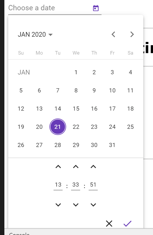 Material Date And Time Picker ngxmatdatetimepicker Angular Script