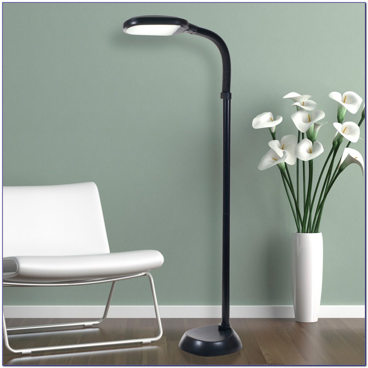 Uplighter Floor Lamp With Dimmer Switch