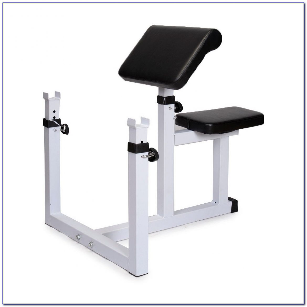 Exercise Bench With Preacher Curl