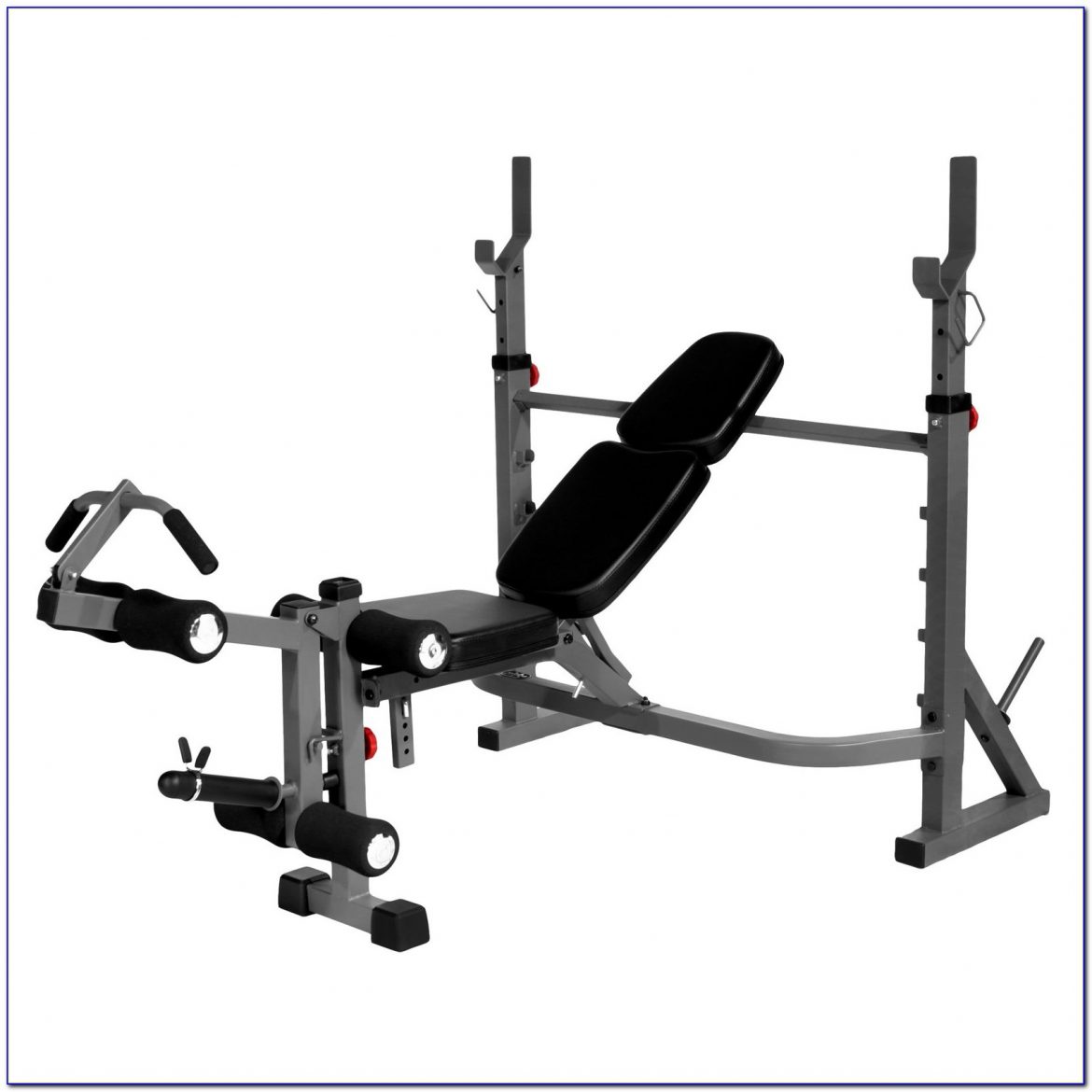Folding Weight Bench With Preacher Curl Attachment