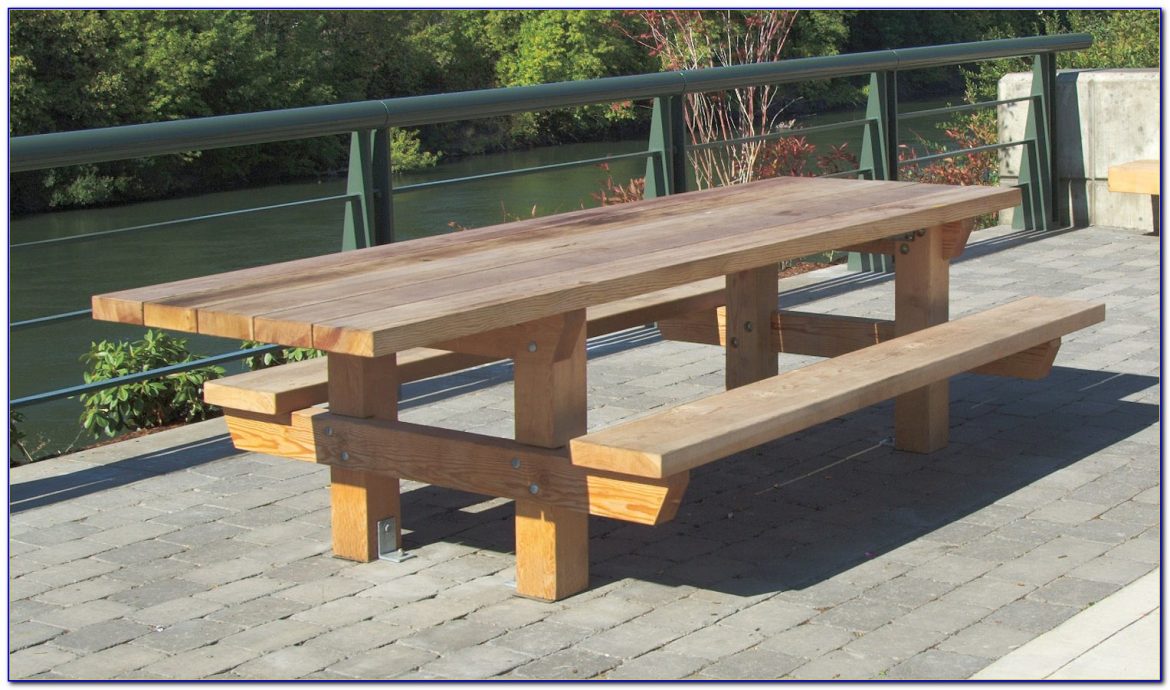 Making A Bench Picnic Table