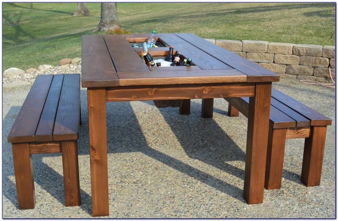 Making A Picnic Bench