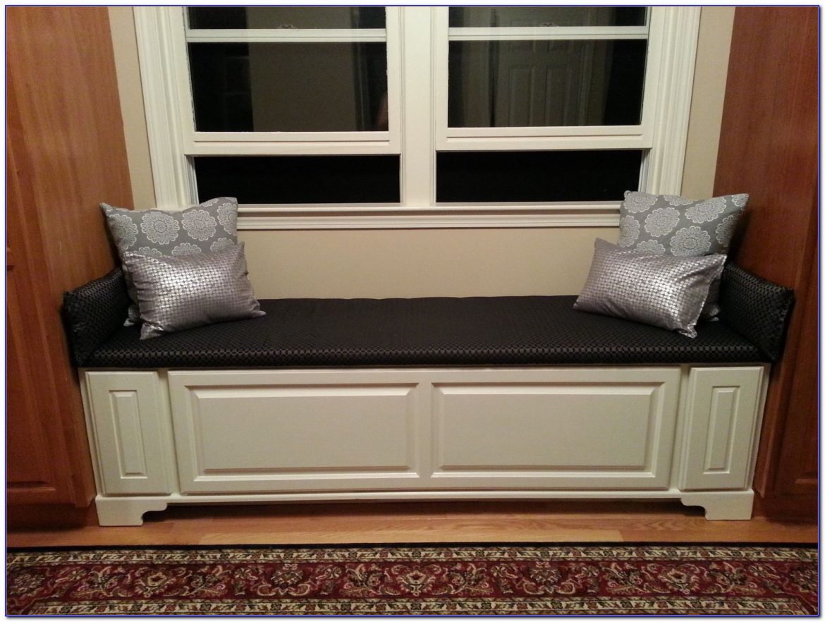 Under Window Bench With Drawers