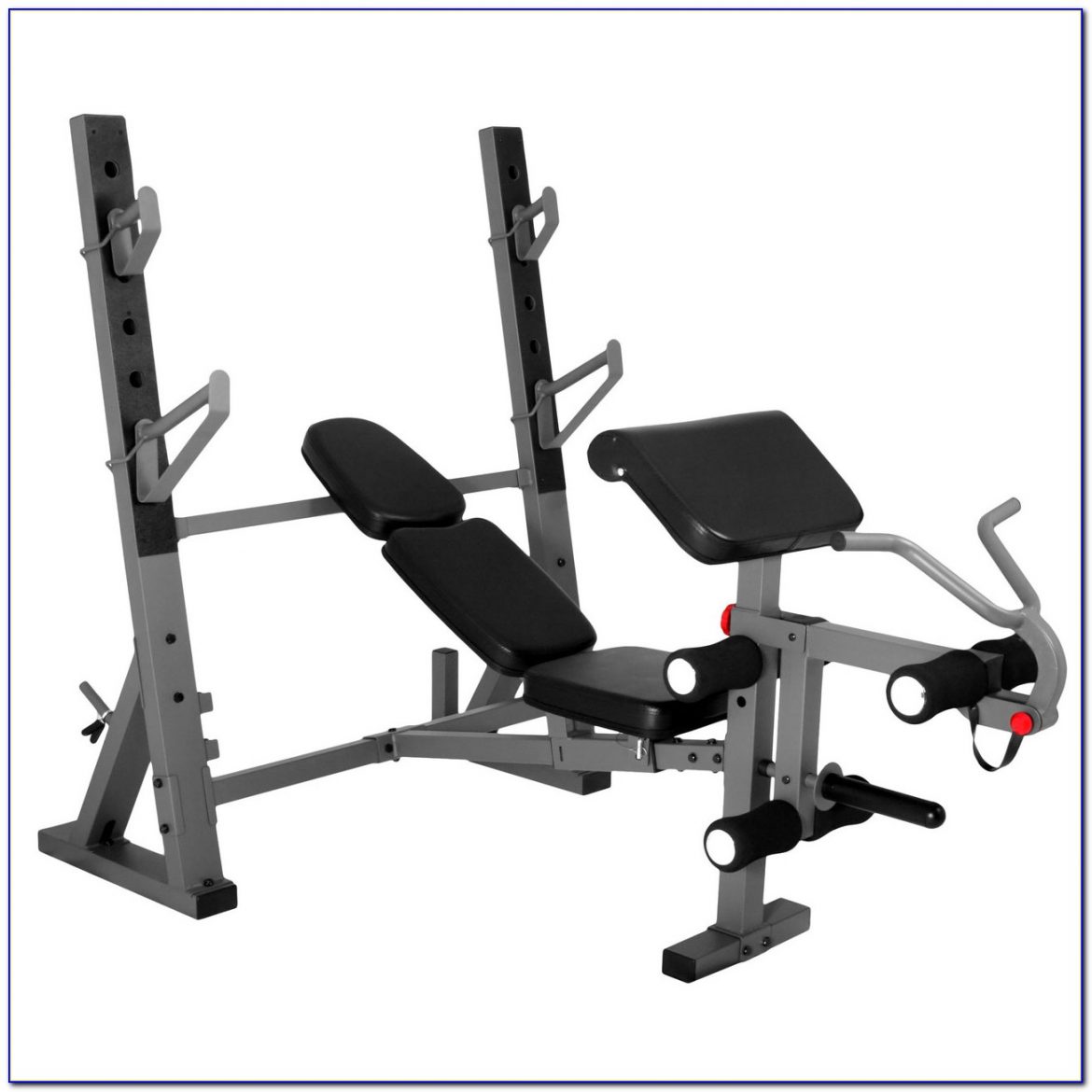 Weight Bench With Preacher Curl Attachment