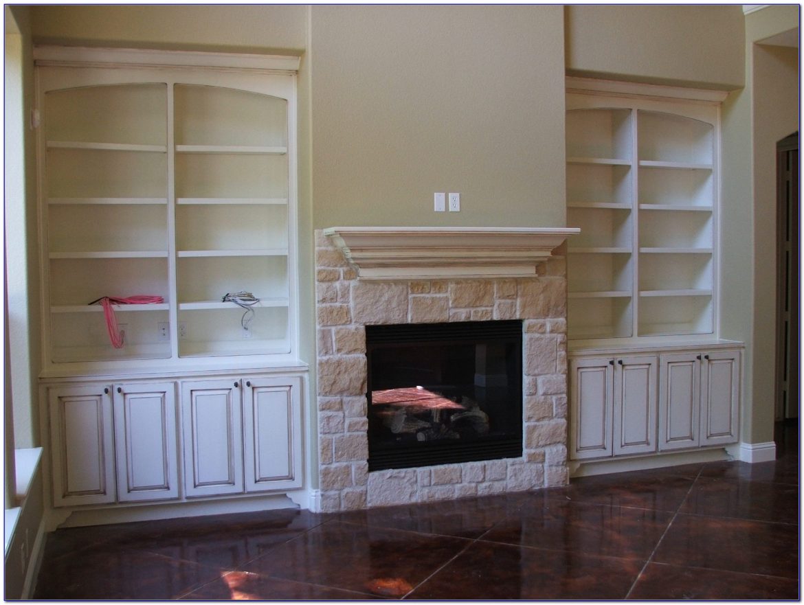 Fireplace Mantels With Built In Bookcases