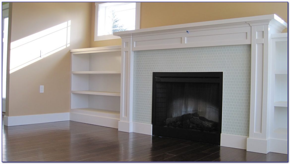 Fireplace With Built In Bookcases