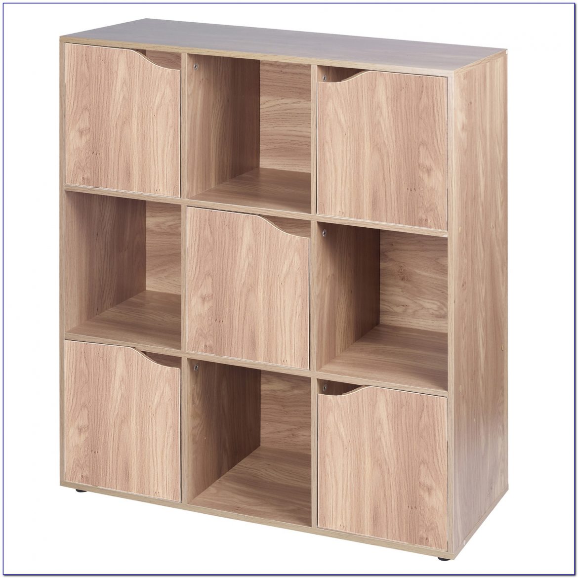 Oak Cube Block Bookcase