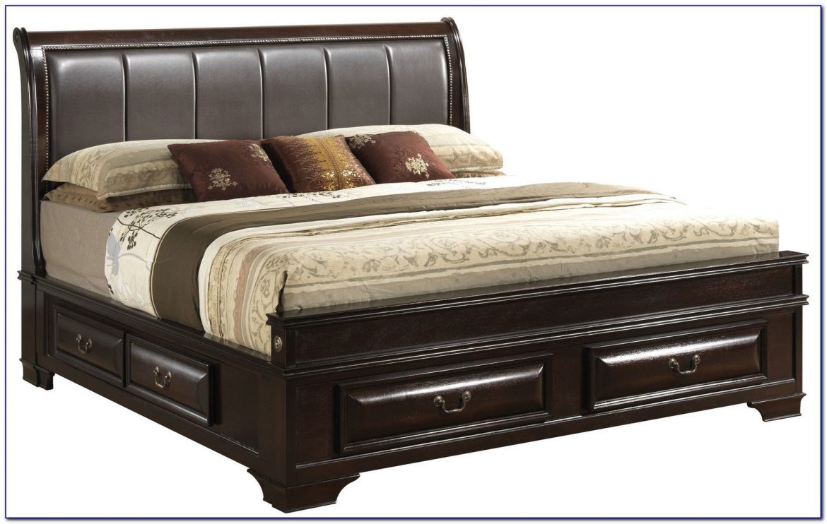 King Size Frame And Headboard
