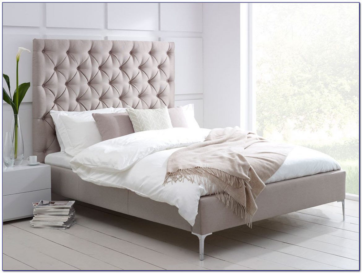 Upholstered Platform Bed Frame Without Headboard