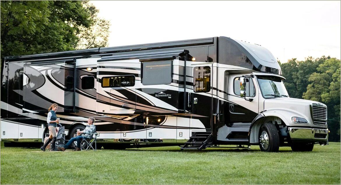 Class A Rv With Patio Deck
