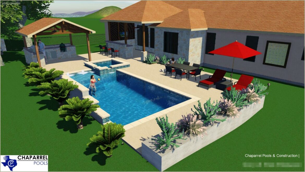 Custom Pool And Patio