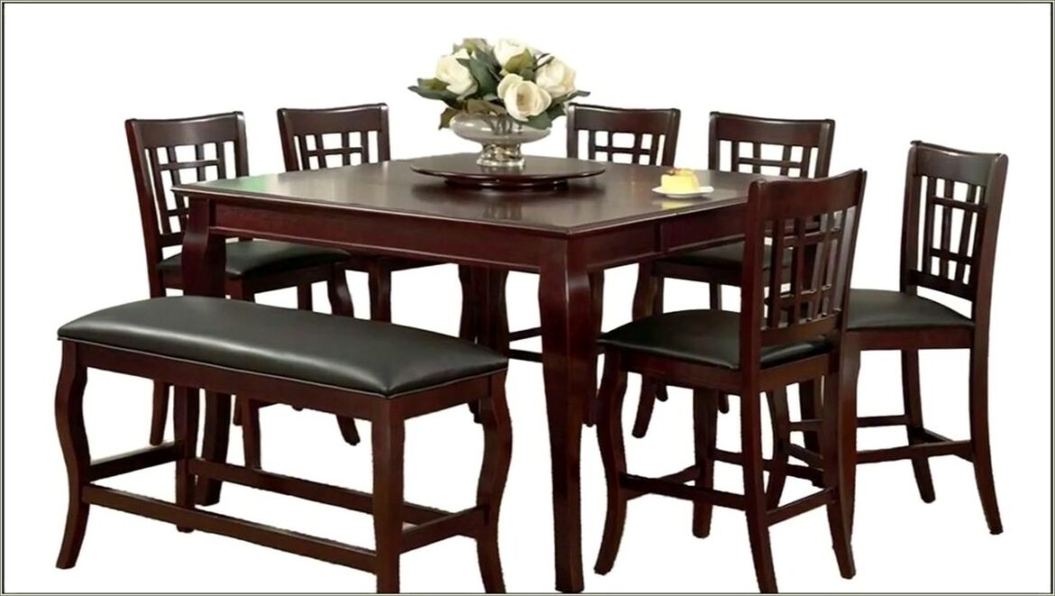 Dining Room Set With Lazy Susan