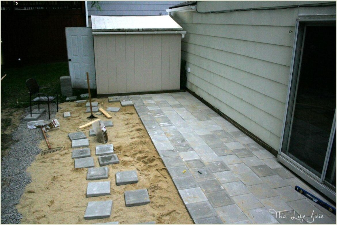 Easy Way To Build A Patio