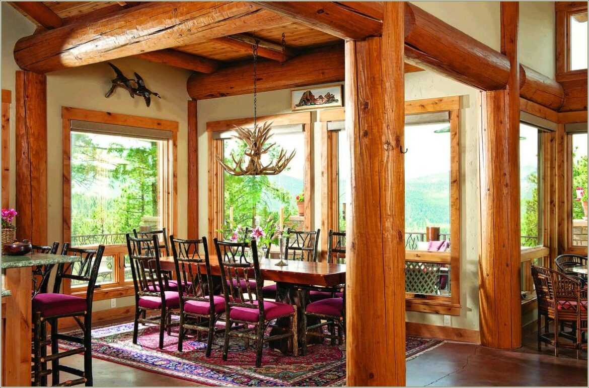 Log Cabin Dining Room Tables