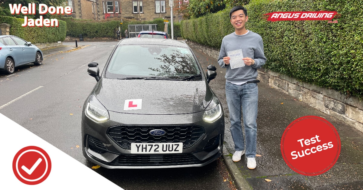 Jaden Blackford Edinburgh Angus Driving