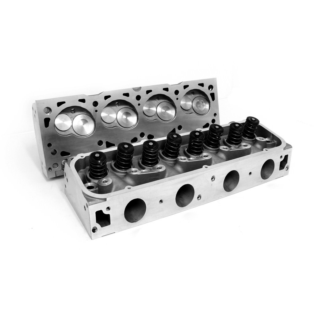 Cylinder Heads Ford BB 429/460 Aluminum Assembled Set Angus Racing