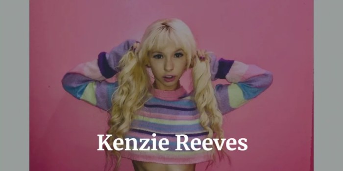 Who is Kenzie Reeves Husband, Wiki, Bio, Age, Height, Net Worth