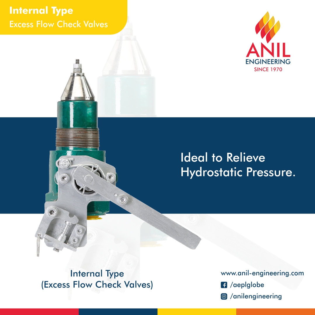 Internal type Excess Flow Check Valves Anil Engineering