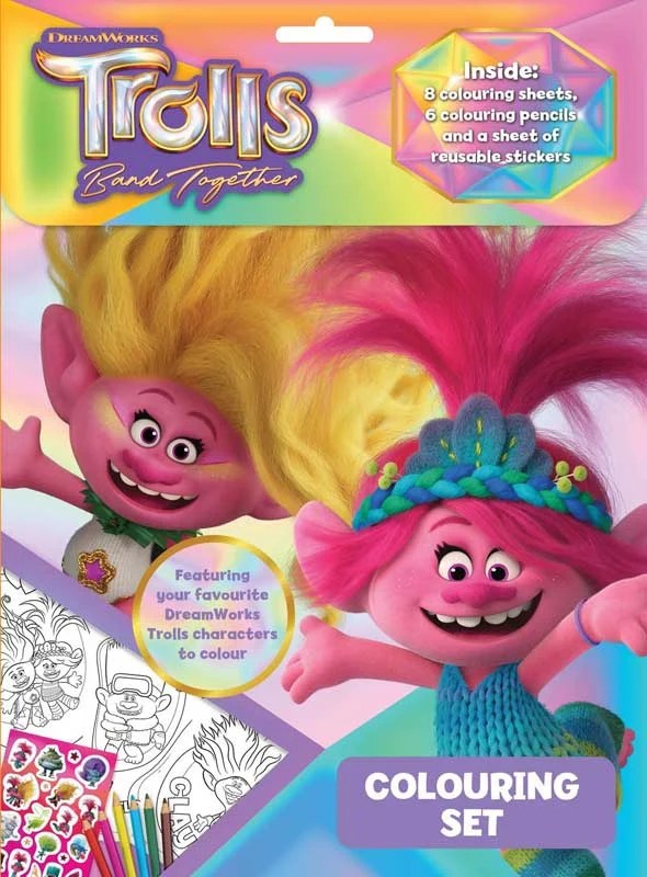 Trolls Colouring Set Anilas UK