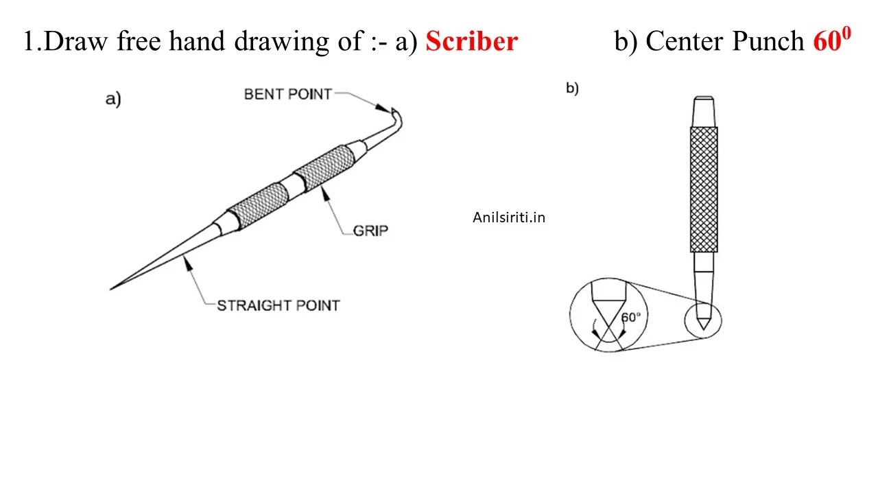 Center Punch Drawing