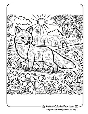61 Spring Animal Coloring Pages - Free Printable 🌼 PDFs
