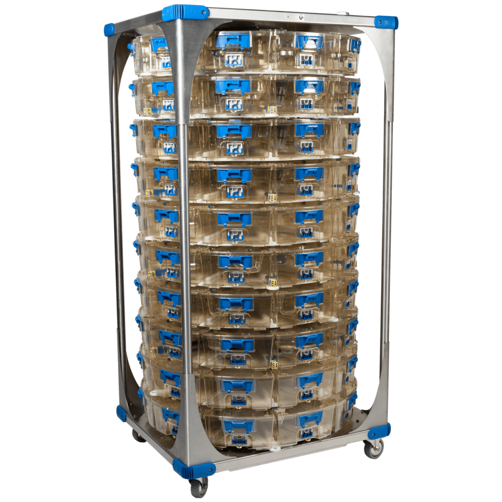 Optimice Rack, RackMounted Avidity/Edstrom Valves Animal Care Systems