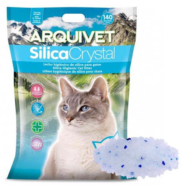 Arena para Gatos Silica Crystal Cat 17,8 L Animal Express