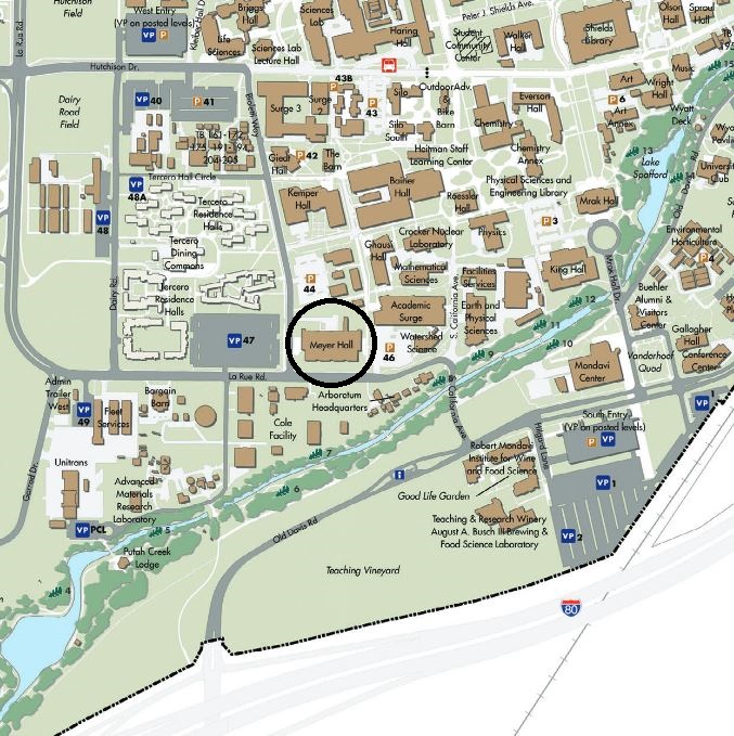 Uc Davis Campus Map