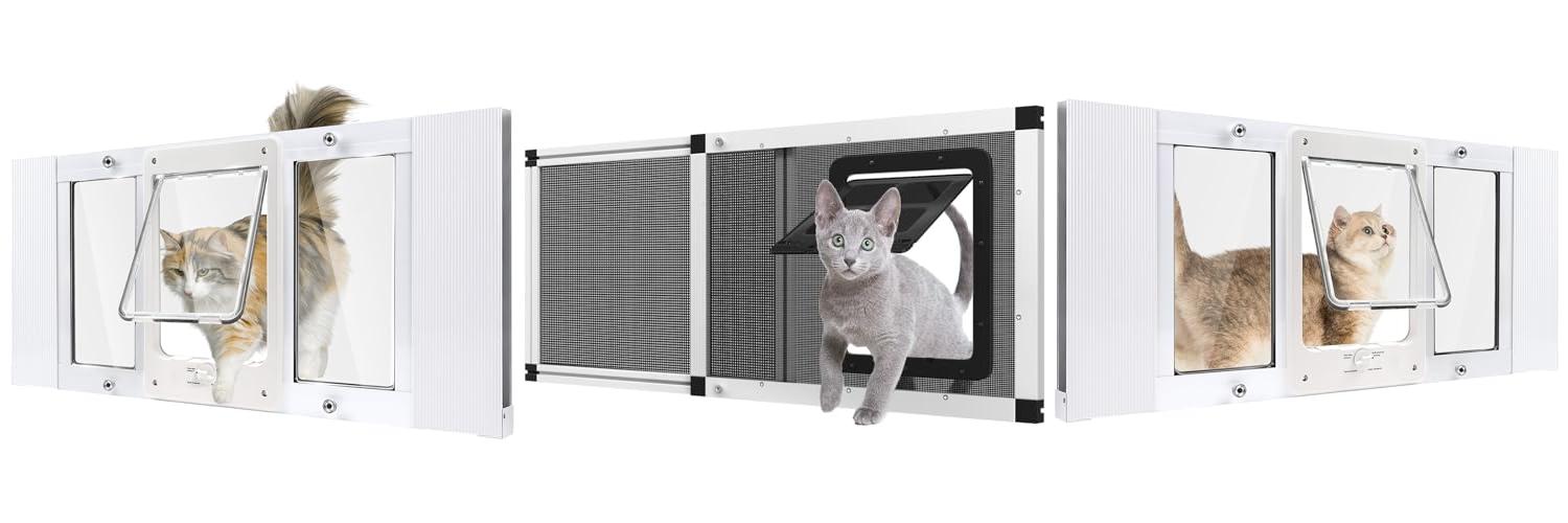 Top 5 Cat Doors For Windows Reviews & Buying Guide for Cats AnimalsPick