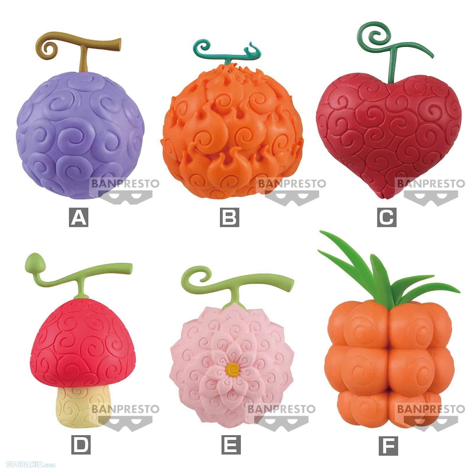 One Piece Devil Fruit Collection Set of 6