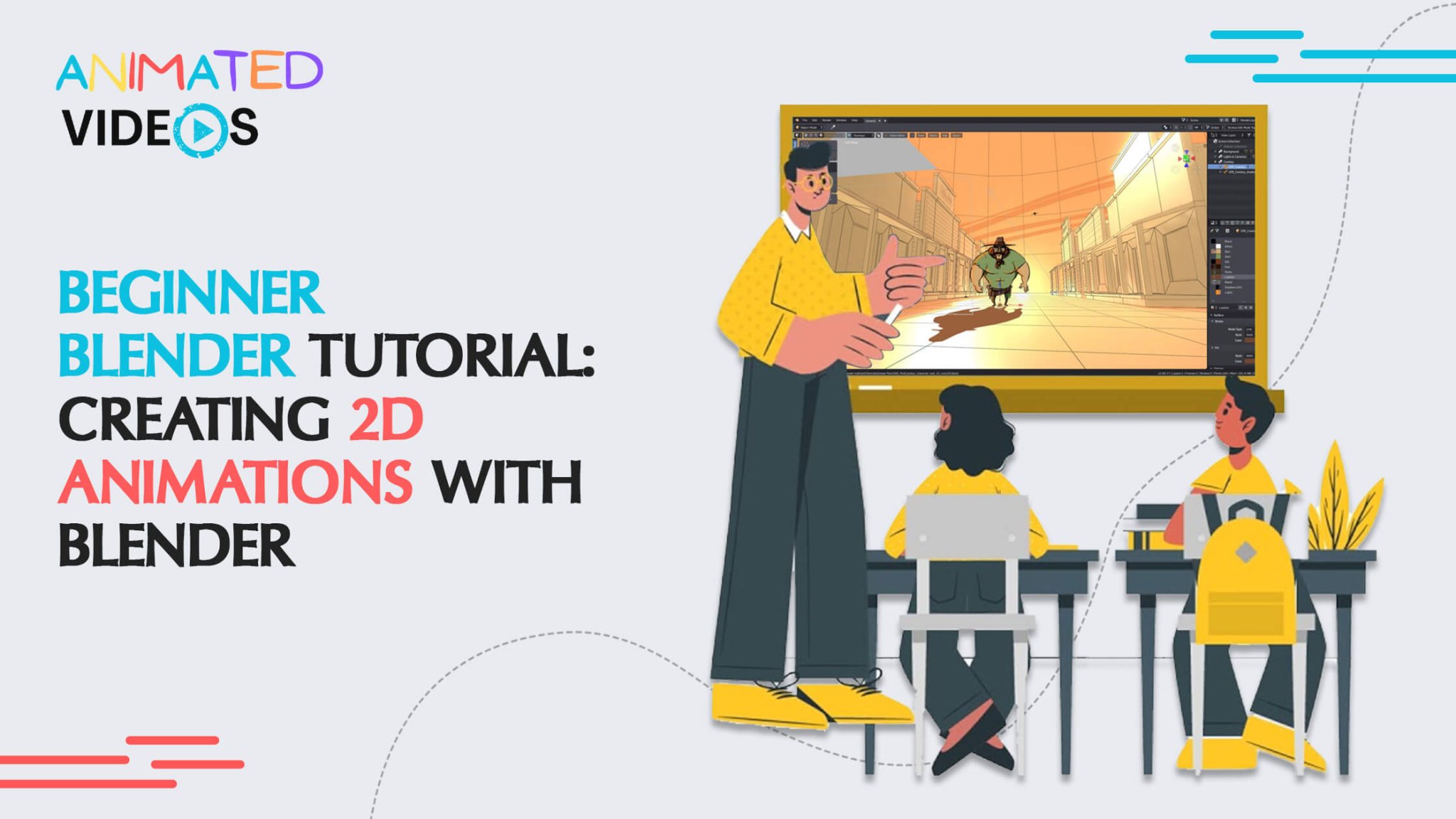 Learn to Create 2D Animations with Blenders Beginners Guide