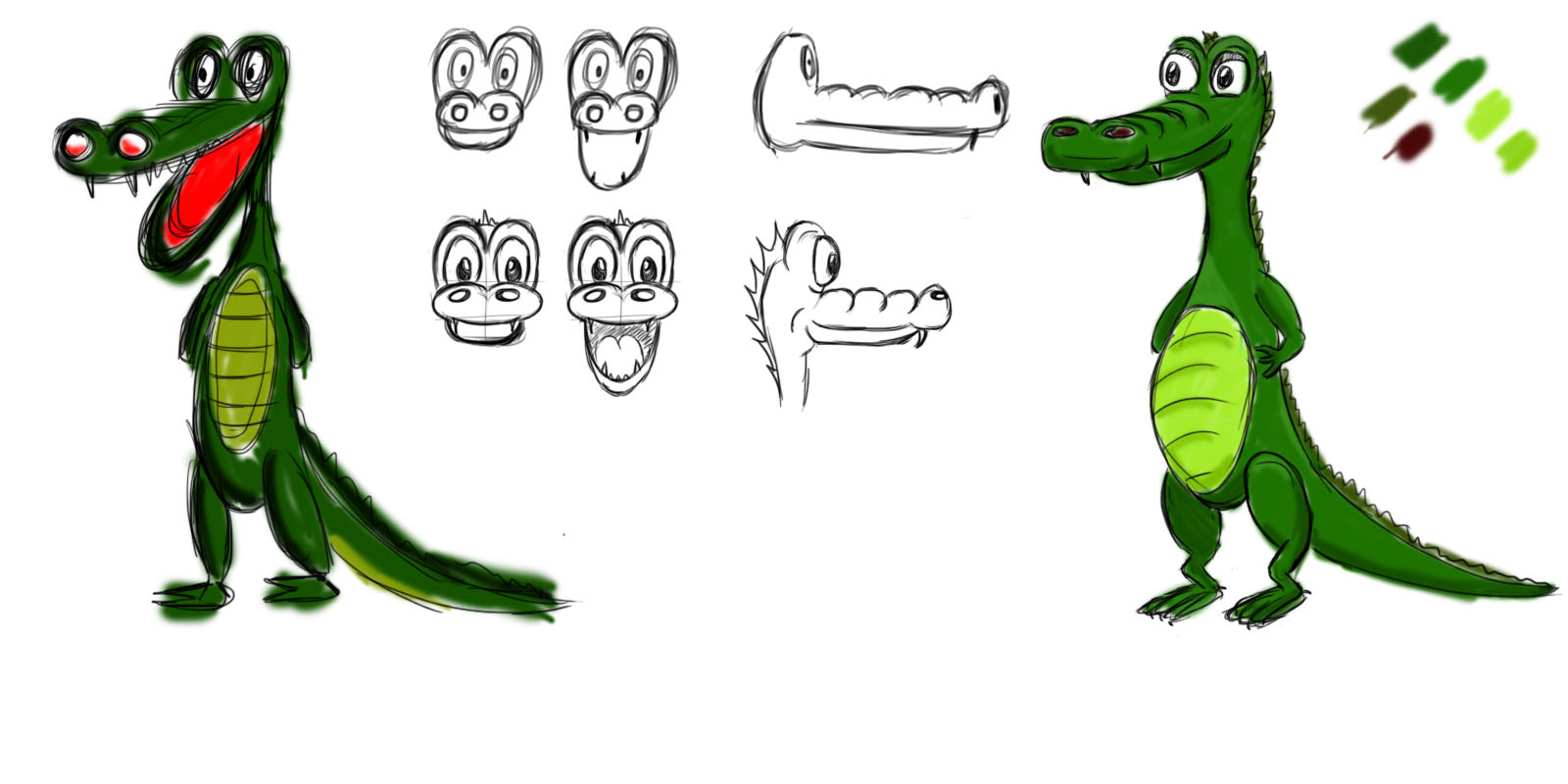 Schetsen Croc Oude Man Design This Hro Animatie