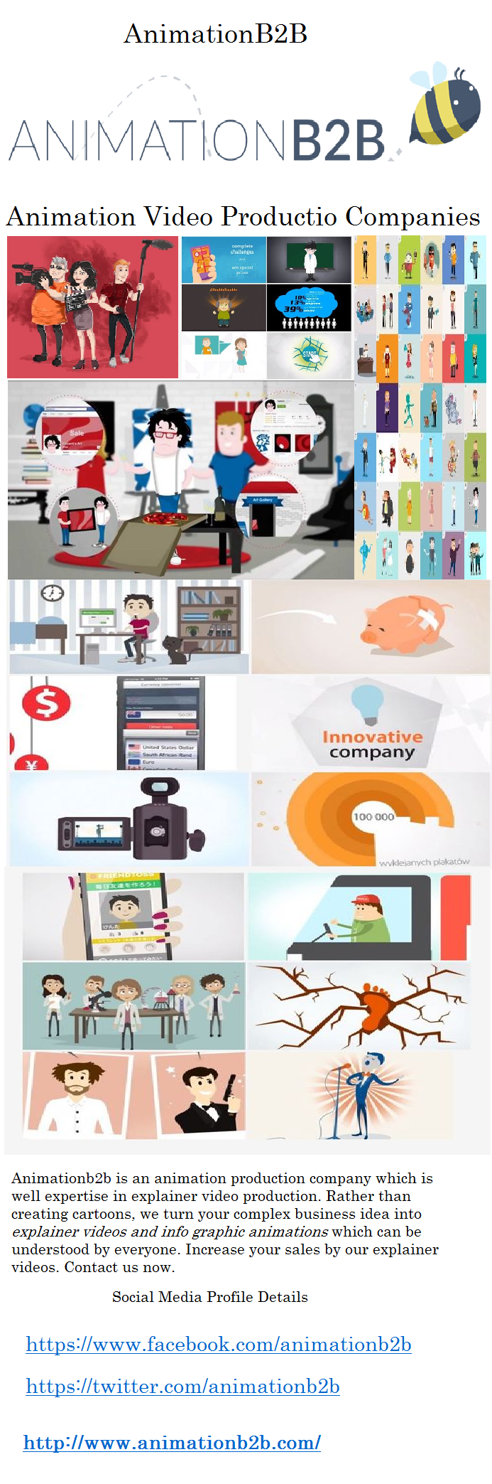 Animation Video Production Companies Animationb2b Animationb2b