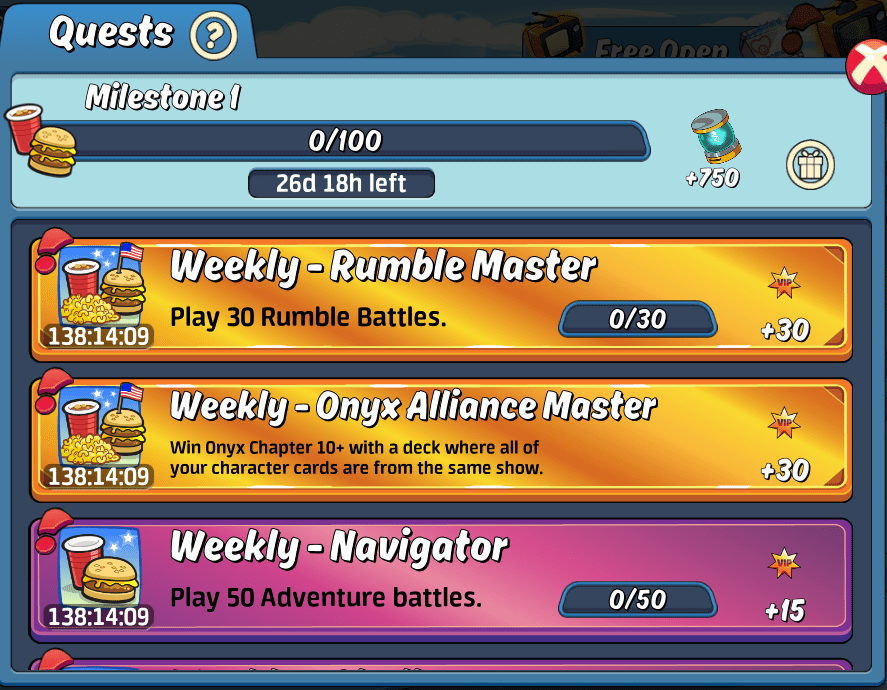 Mega Quests Animation Throwdown The Quest For Cards