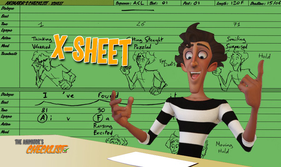 XSHEET or The tool I use to plan my shot?