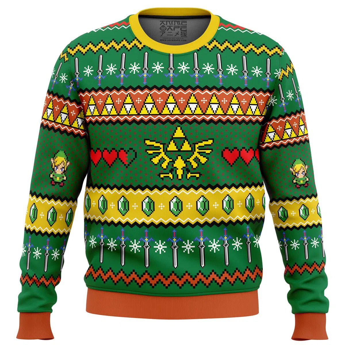 Zelda Ugly Christmas Sweater Anime Ape