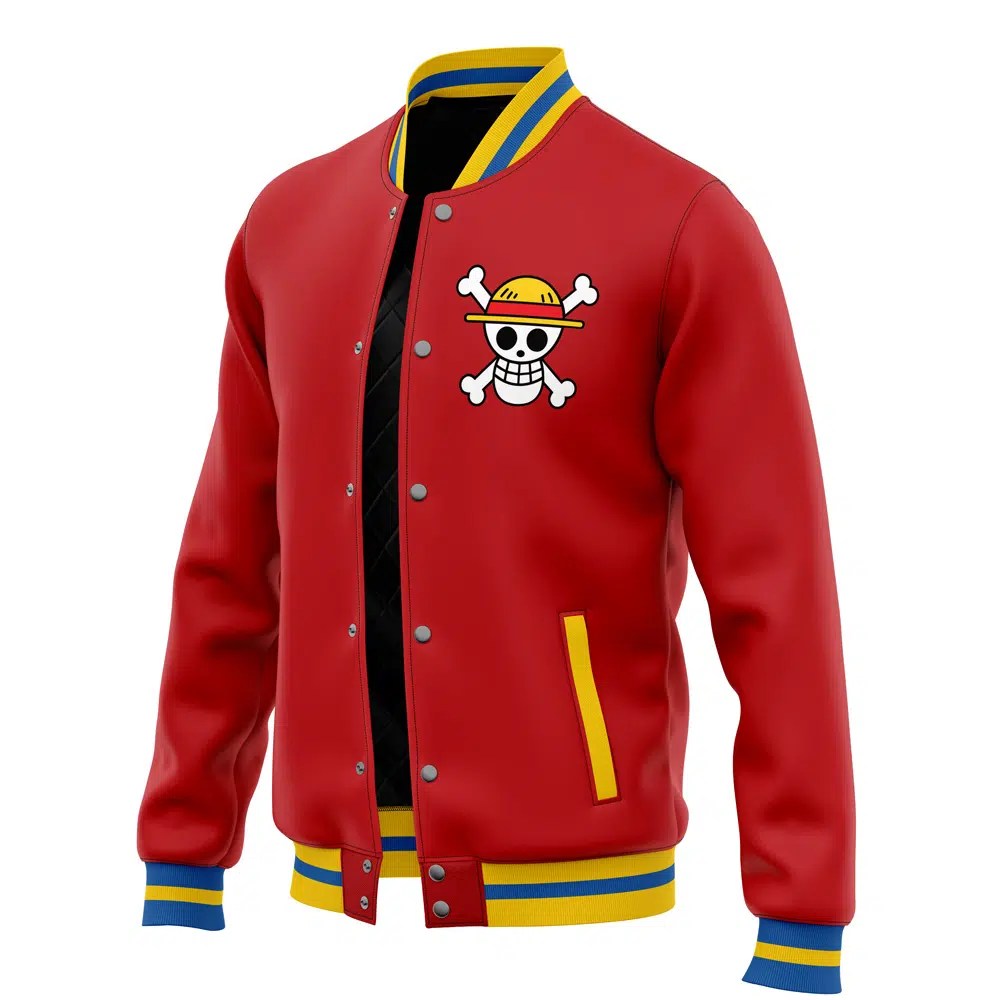 Monkey D. Luffy One Piece Varsity Jacket Anime Ape