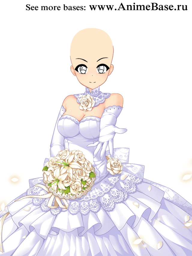anime base dress wedding bride Anime Bases .INFO