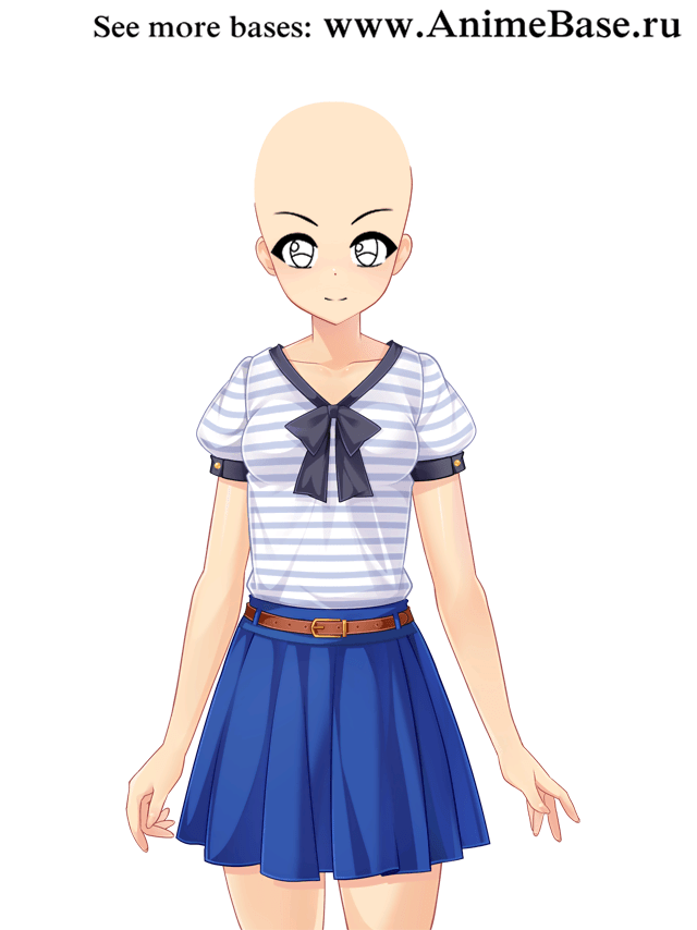 Anime Base Girl With Clothes