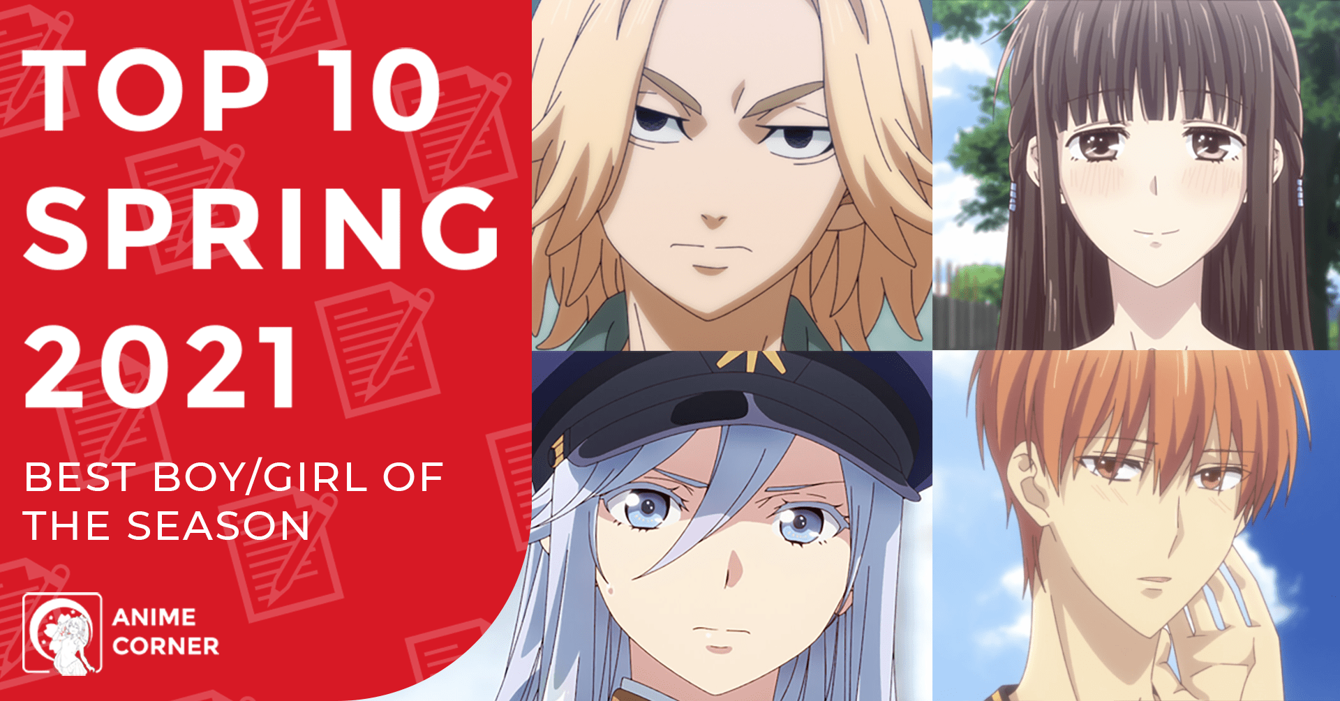 Spring 2021 Best Character of the Season Rankings Anime Corner
