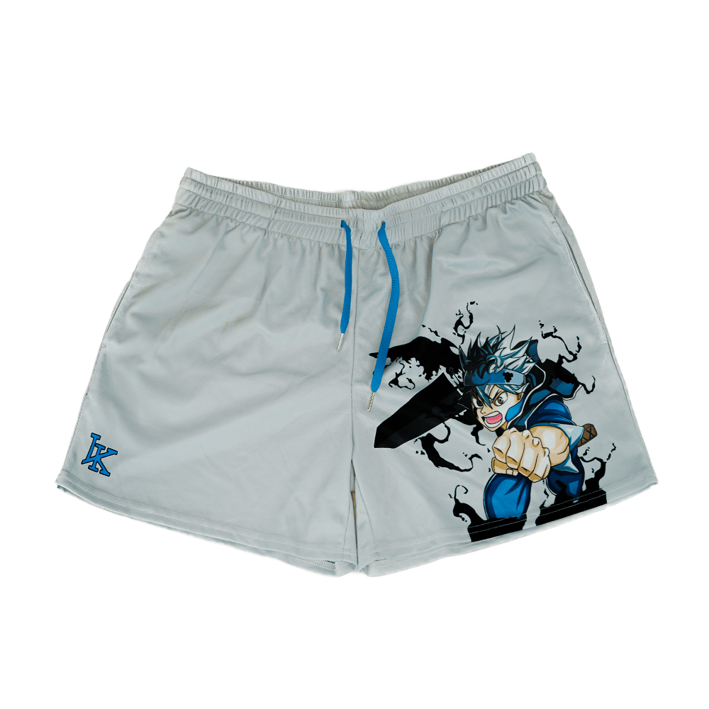 Asta Shorts Gray Anime Swim Trunks Store