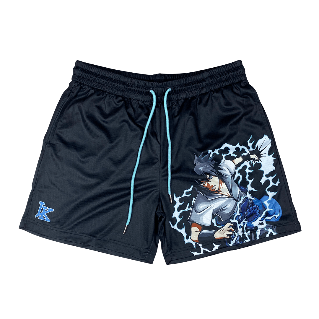 Sasuke Shorts Black Anime Swim Trunks Store