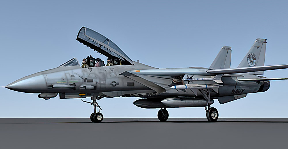 Grumman F14 Tomcat 3d model