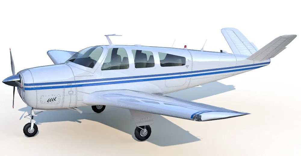 Beechcraft Bonanza V35 3d model