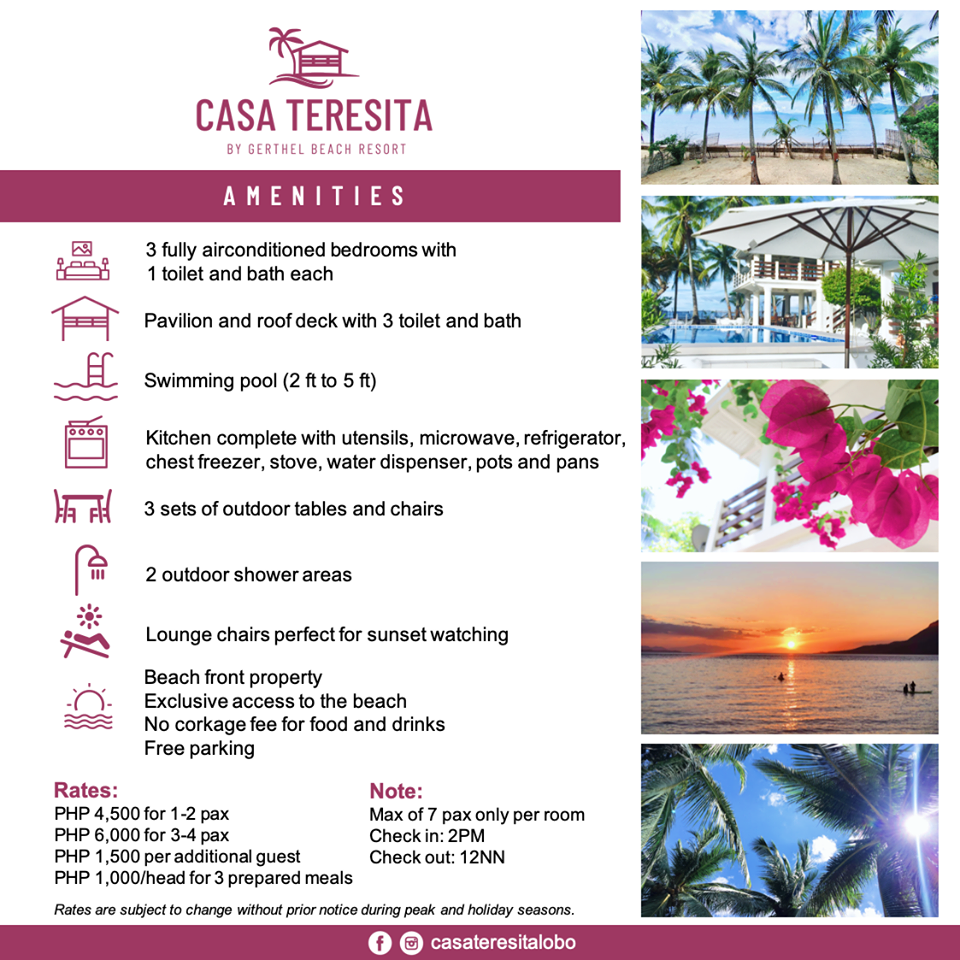 Sun, Sea and Sand at Casa Teresita Lobo Batangas AnimoMagazine