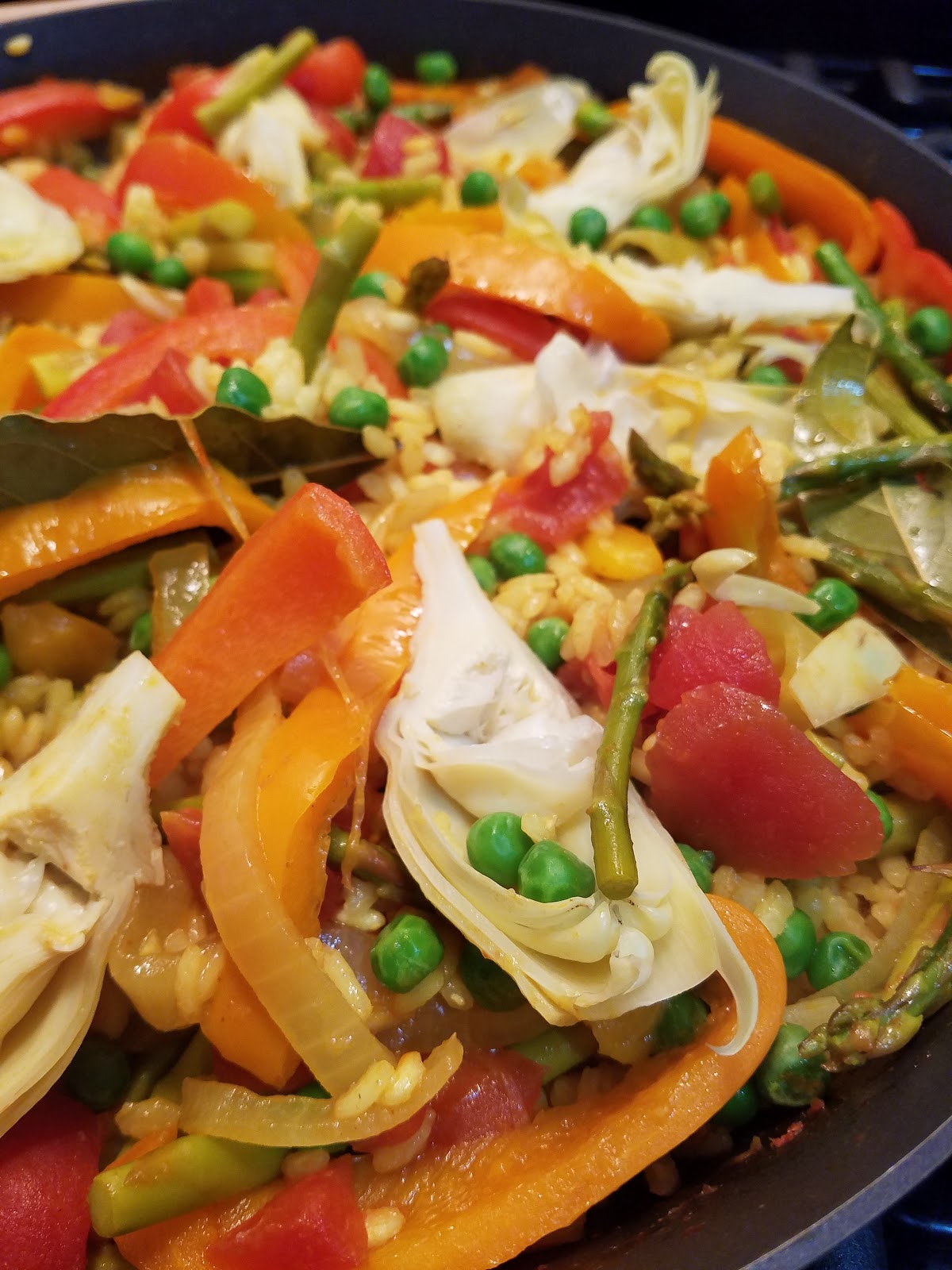 Vegetable Paella An Imperfect Vegan
