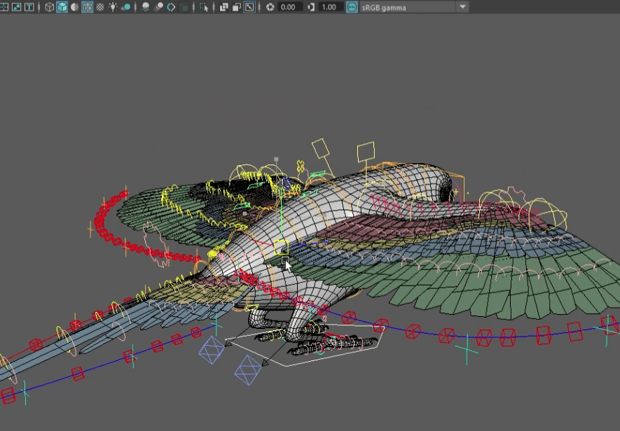 Bird Rig (Maya) AnimProps
