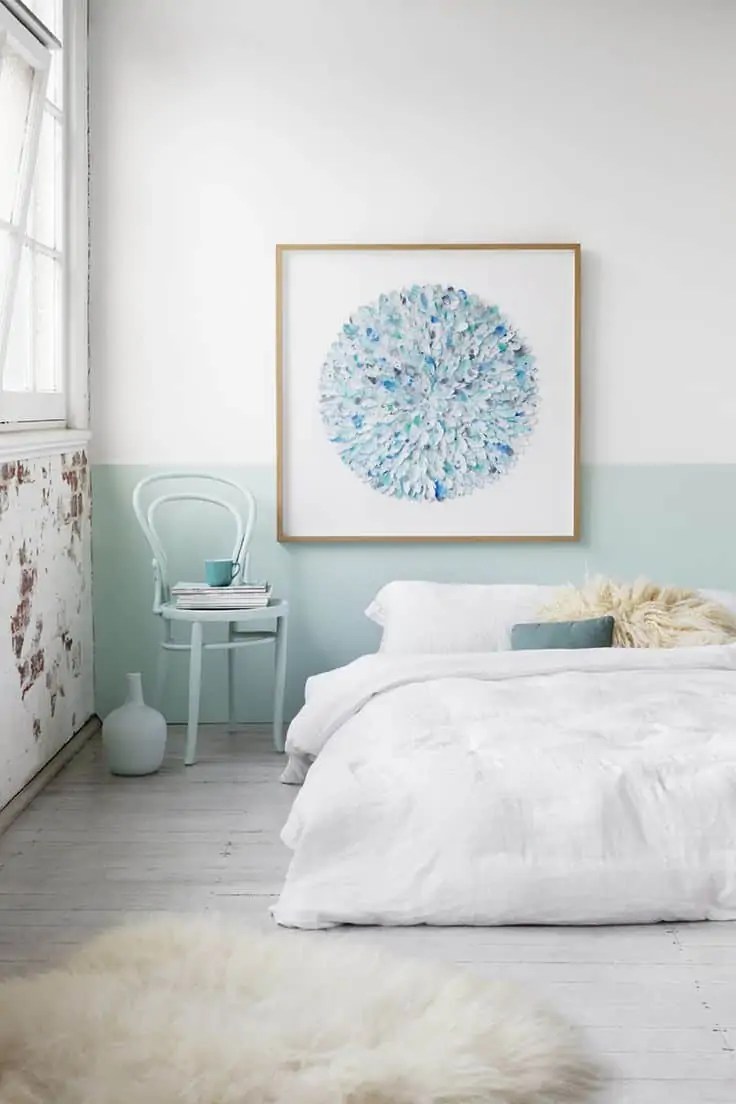 Half painted wall ideas